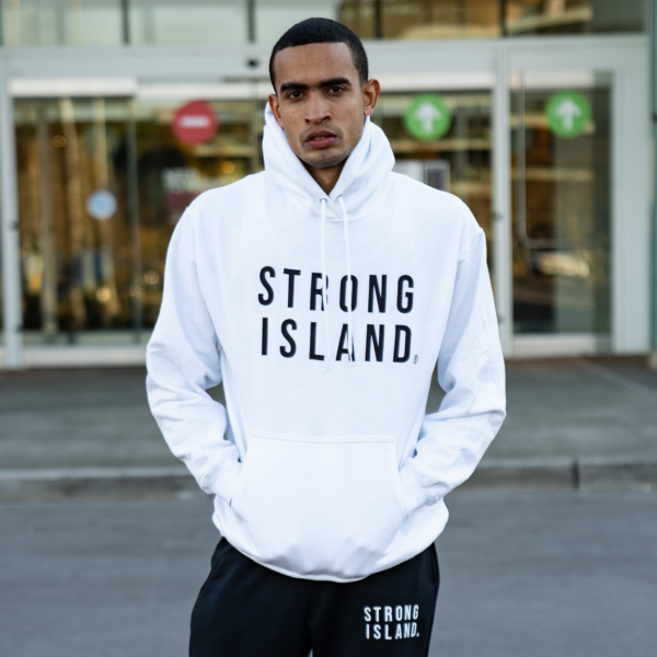 The Classic Hoodie in White - Image 2